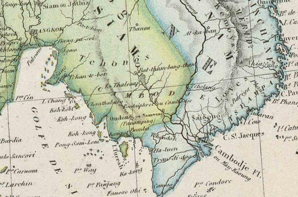 1862- Francis GARNIER : Asie méridionale , Inde anglaise et Indo-Chine