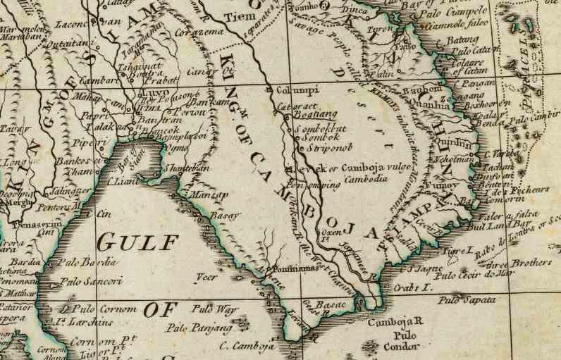 1787 - Thomas Kitchin : Asia and its islands according to d’Andville 
